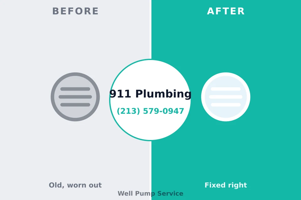 Before and after: plumbing repair Booker, TX